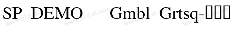 SP DEMO   Gmbl Grtsq字体转换